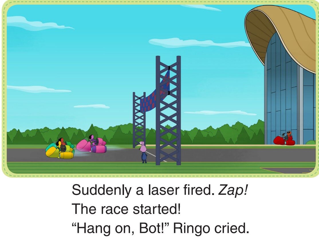 The Big Race绘本故事第5页