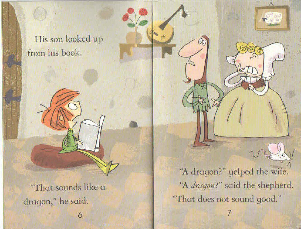 The Reluctant Dragon绘本故事第5页