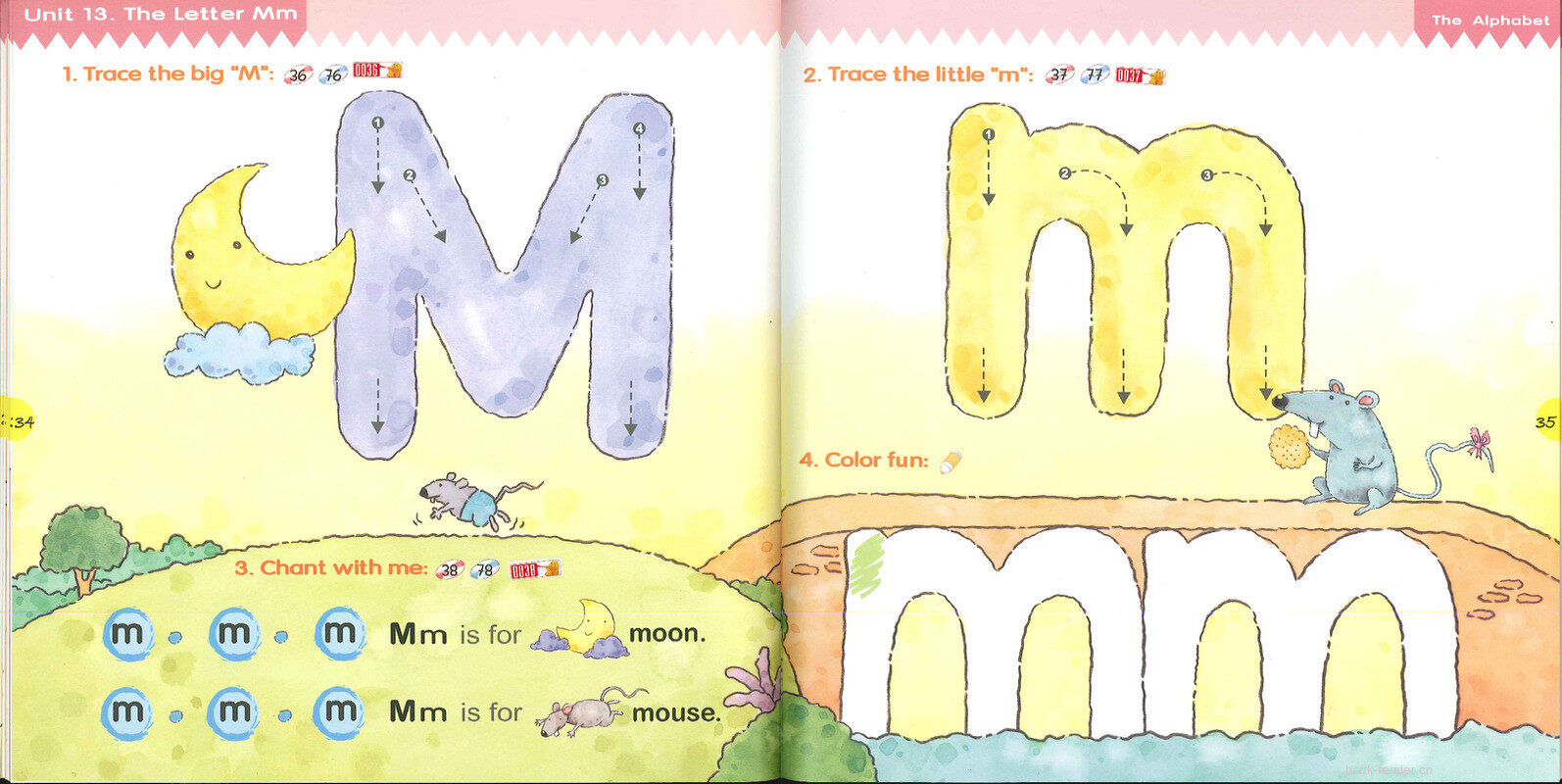 13 The Letter Mm绘本故事第3页