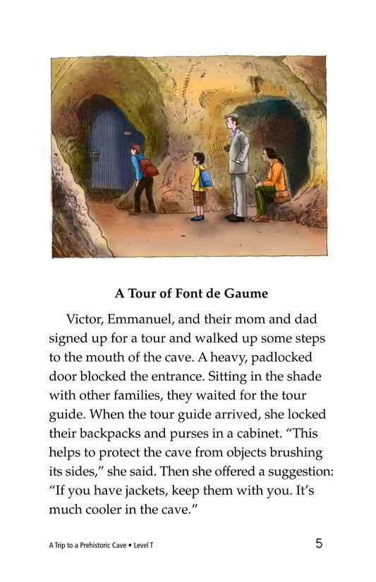 A Trip to a Prehistoric Cave绘本故事第4页