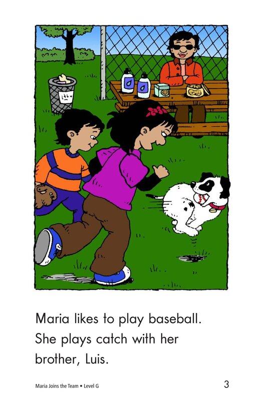 Maria Joins the Team绘本故事第3页