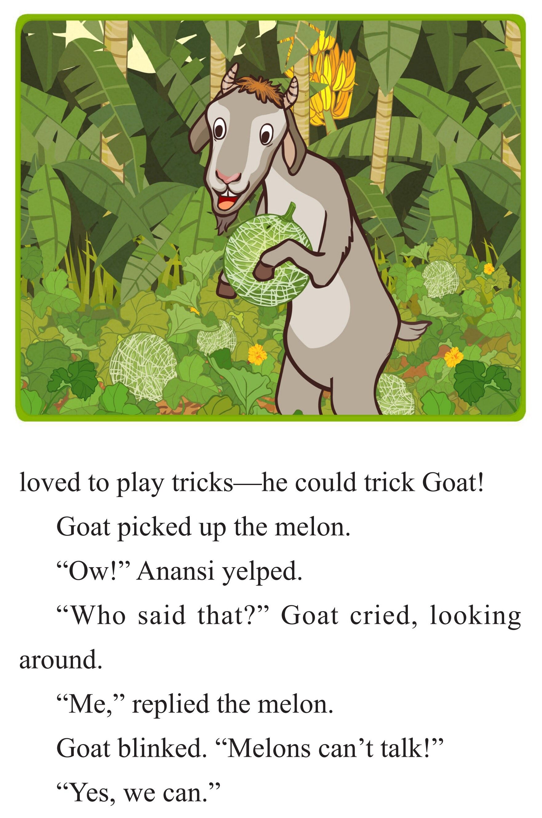 Anansi and the Melon绘本故事第4页