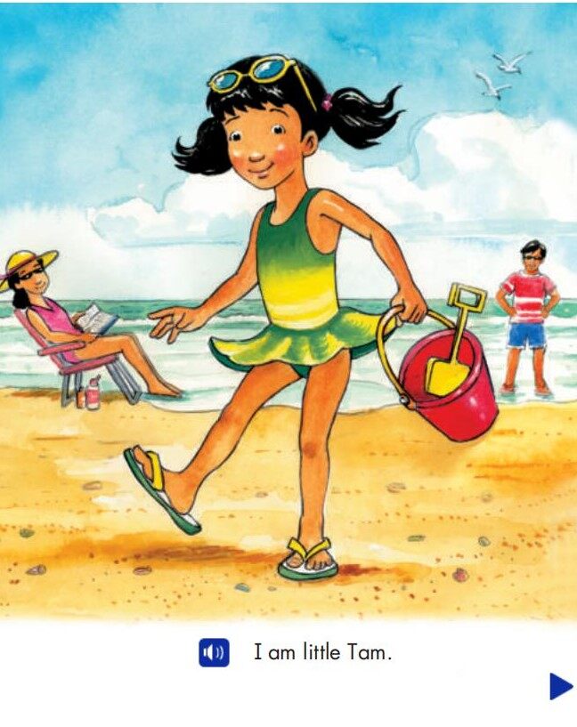 Tam at the Beach绘本故事第3页