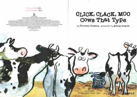 Click,Clack,Moo Cows That Type绘本故事第3页