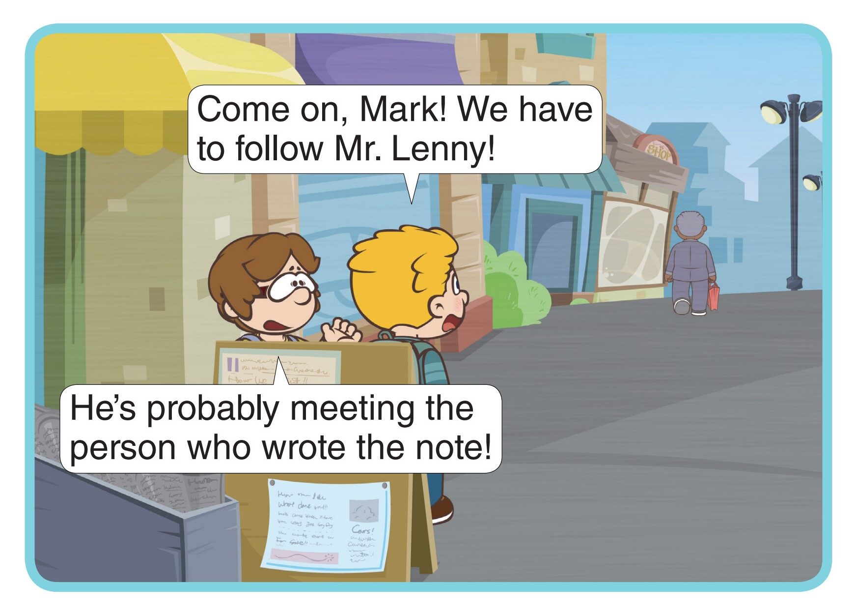 No More Spying绘本故事第3页