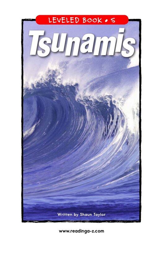 Tsunamis绘本故事第2页
