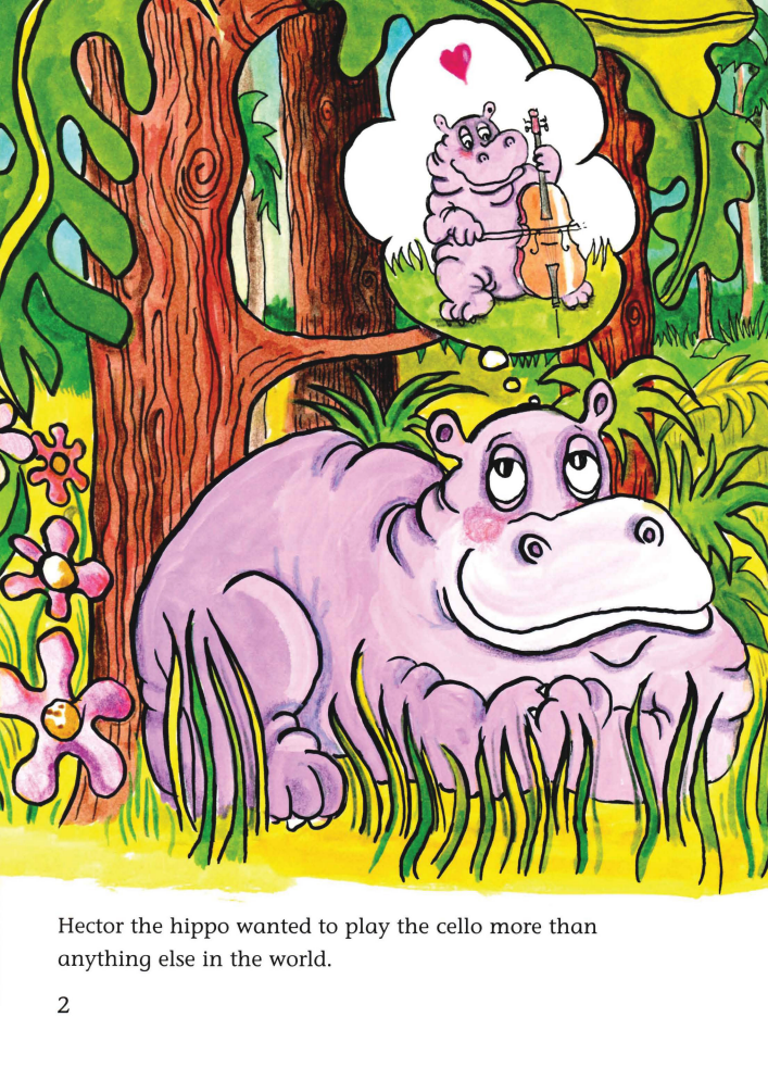 Hany just smiled proudly.绘本故事第3页