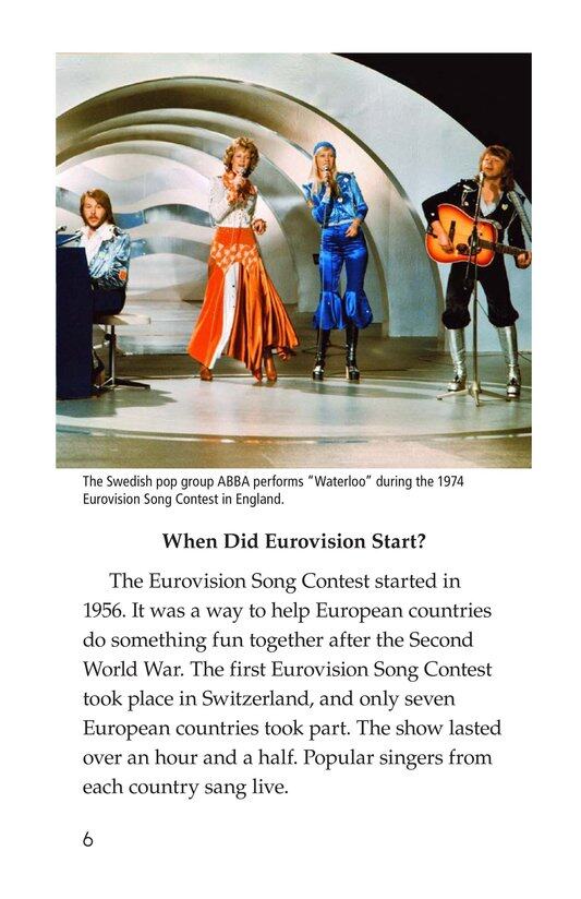 The Eurovision Song Contest!绘本故事第5页