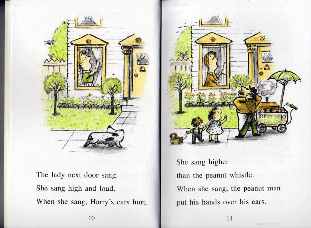 Harry and the Lady Next Door绘本故事第4页