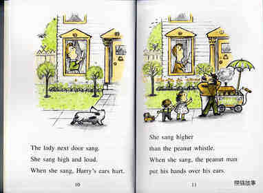 Harry and the Lady Next Door绘本故事第4页