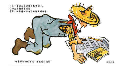 砰砰，嘎嘎，哞！玉米迷宫绘本故事第3页