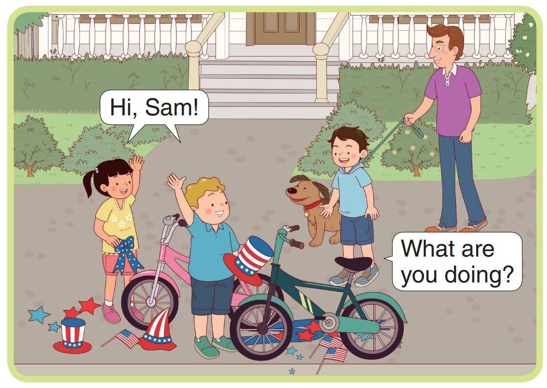 A New Bike绘本故事第2页