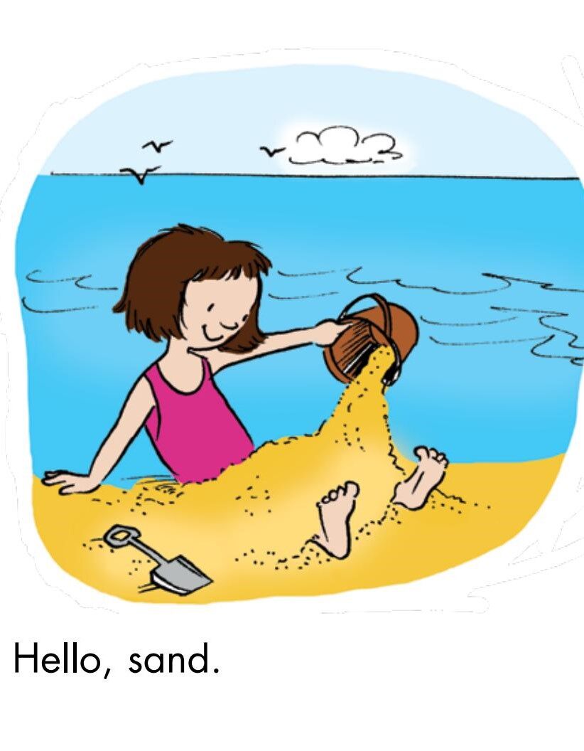 Hello Beach绘本故事第3页