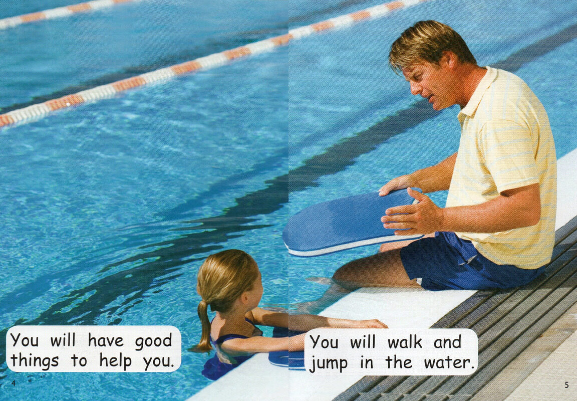 learning to swim绘本故事第4页