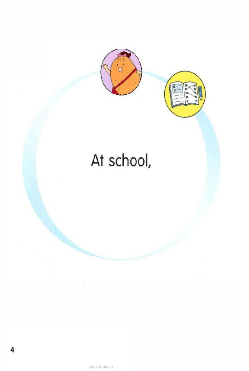 1B-At school绘本故事第5页