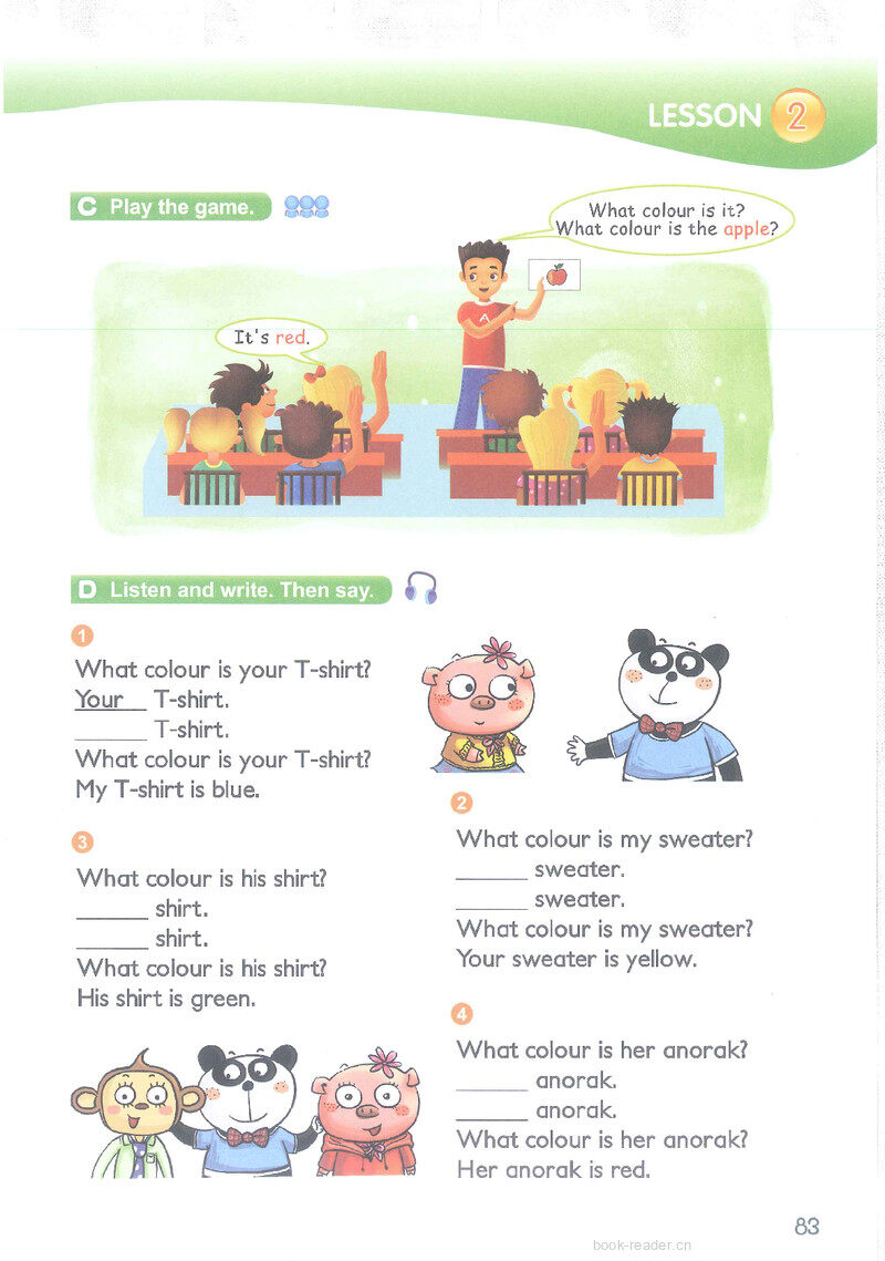 14 What colour is your T-shirt?绘本故事第5页