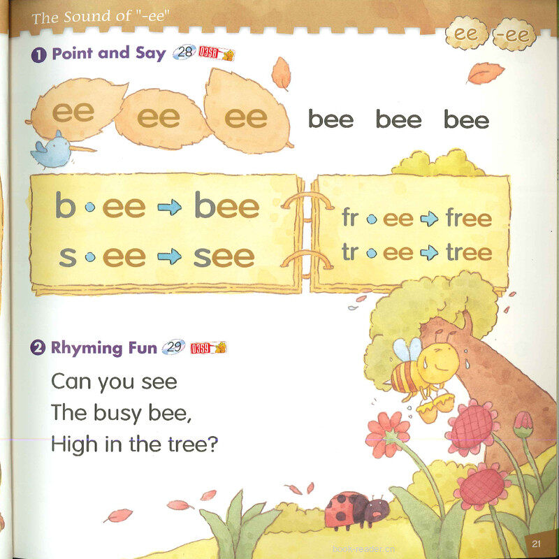 3 The Vowel Pair 'ee'绘本故事第4页