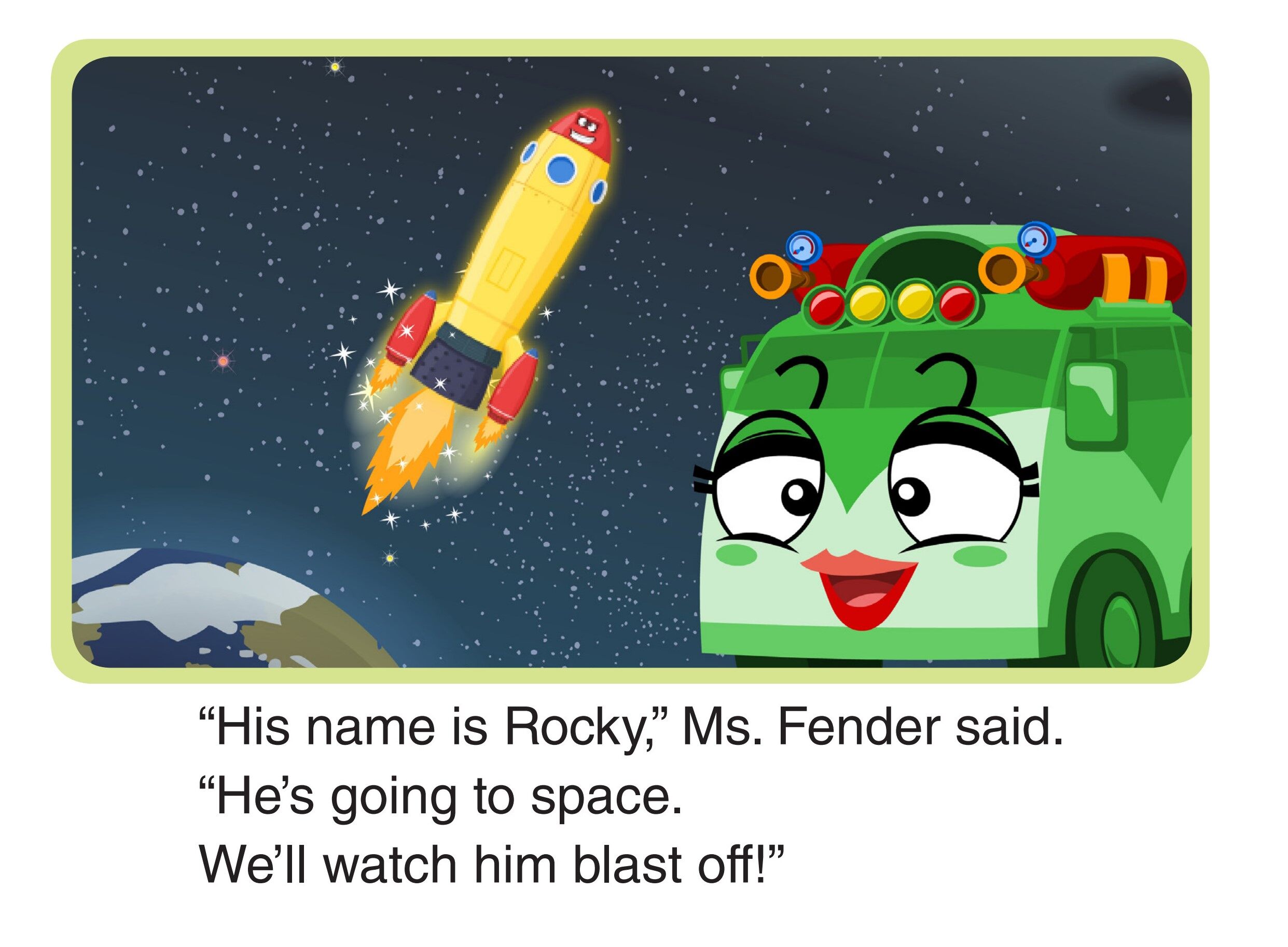 The Spaceport绘本故事第5页