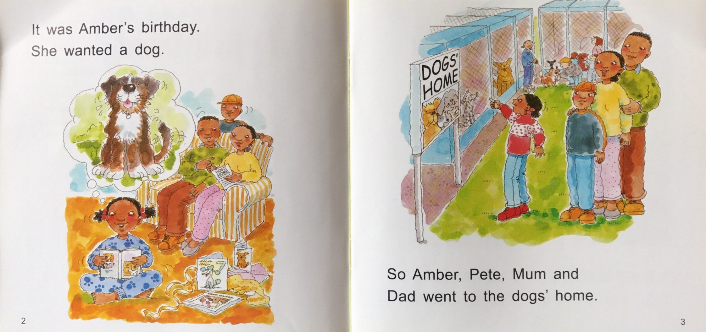 Amber’s Big Dog绘本故事第3页