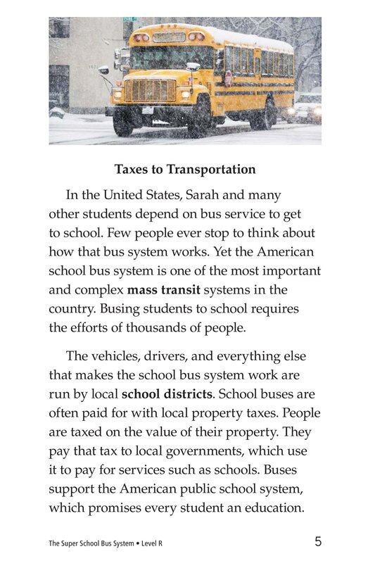 The Super School Bus System绘本故事第4页