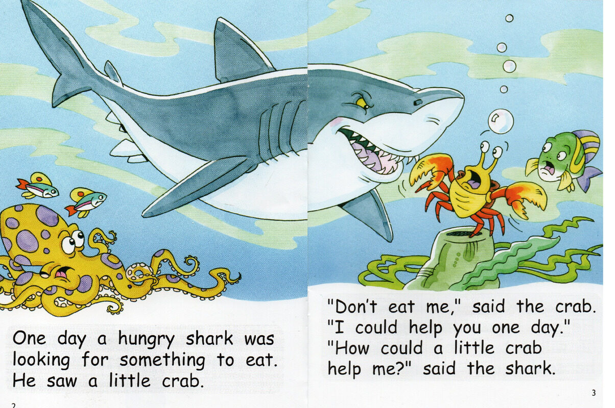 Shark And Crab绘本故事第3页