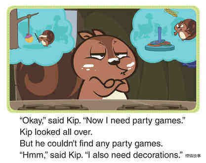 Kip's Party绘本故事第4页