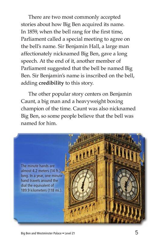 Big Ben and Westminster Palace绘本故事第4页