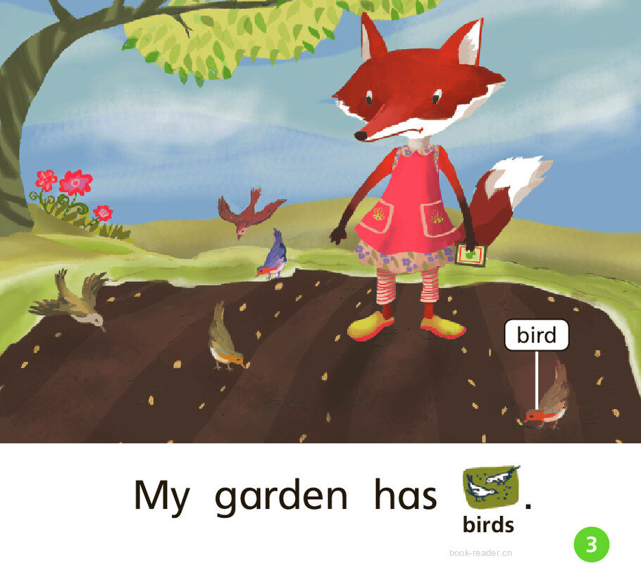 GK ELL U05W1 My Garden Grows绘本故事第4页
