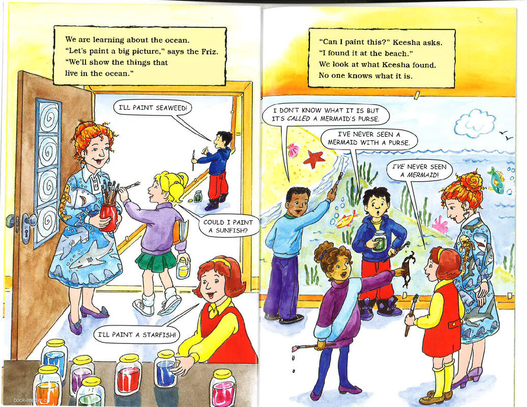 Magic School Bus and the Shark Adventure绘本故事第4页