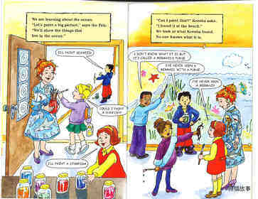 Magic School Bus and the Shark Adventure绘本故事第4页