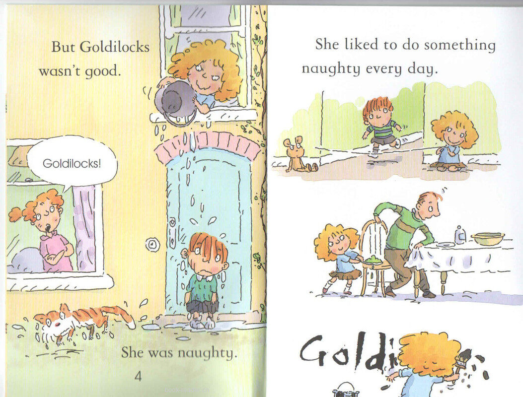 Goldilocks and Three Bears绘本故事第4页