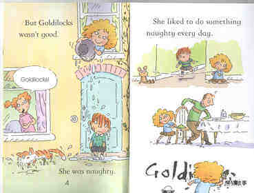 Goldilocks and Three Bears绘本故事第4页