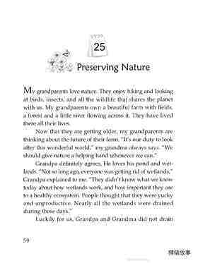 Preserving Nature绘本故事第2页