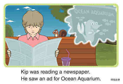 Looking at a Newspaper绘本故事第2页