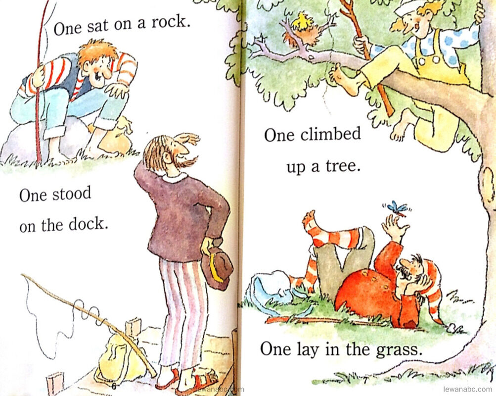 Five Silly Fishermen绘本故事第4页