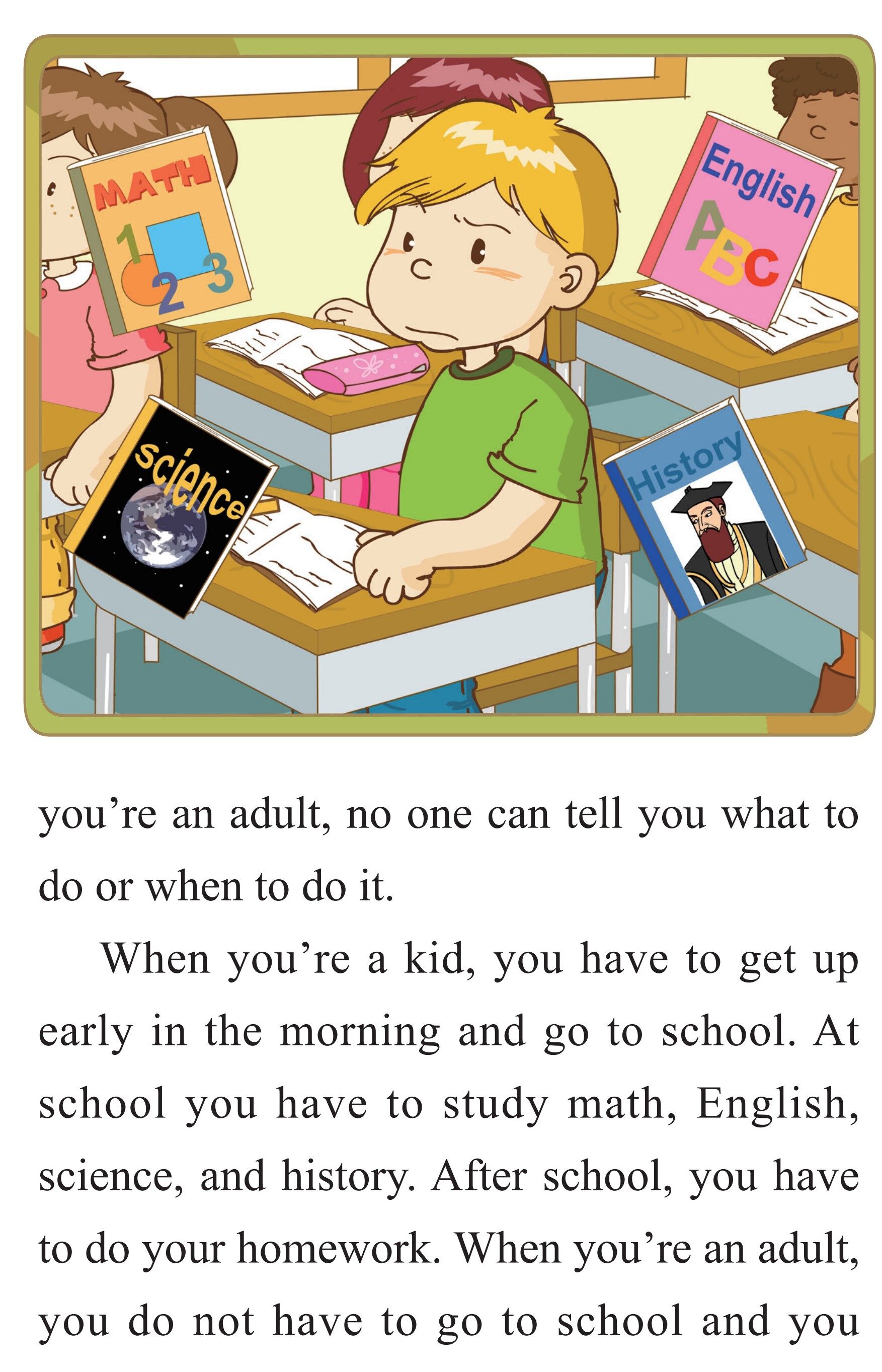 It’s Not Easy Being a Kid!绘本故事第4页