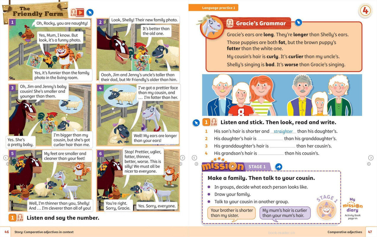 04 The family at home绘本故事第3页