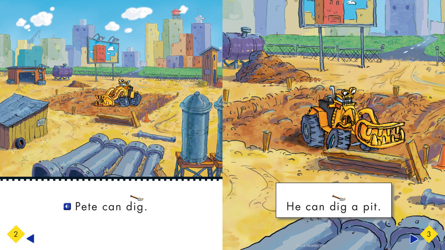 Pete Can Dig绘本故事第4页