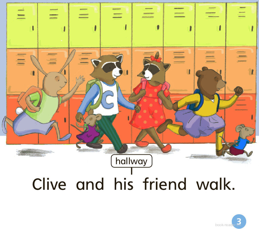 GK ELL U09W2 Clive and His Friend绘本故事第4页