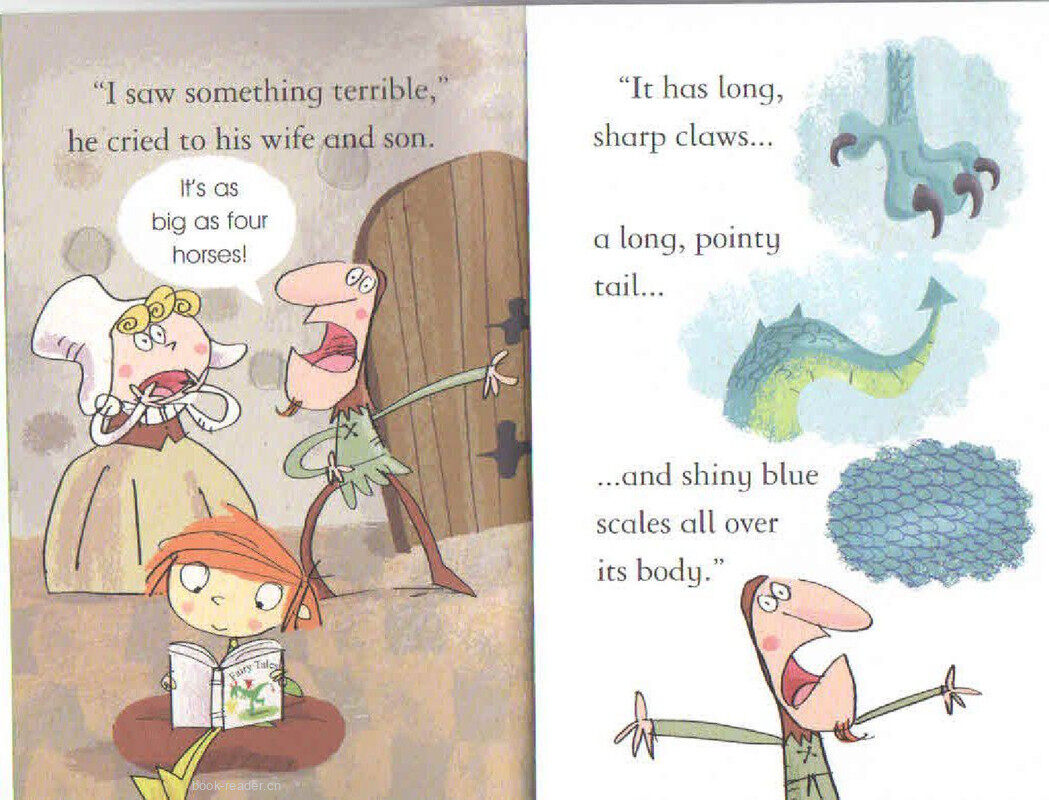 The Reluctant Dragon绘本故事第4页