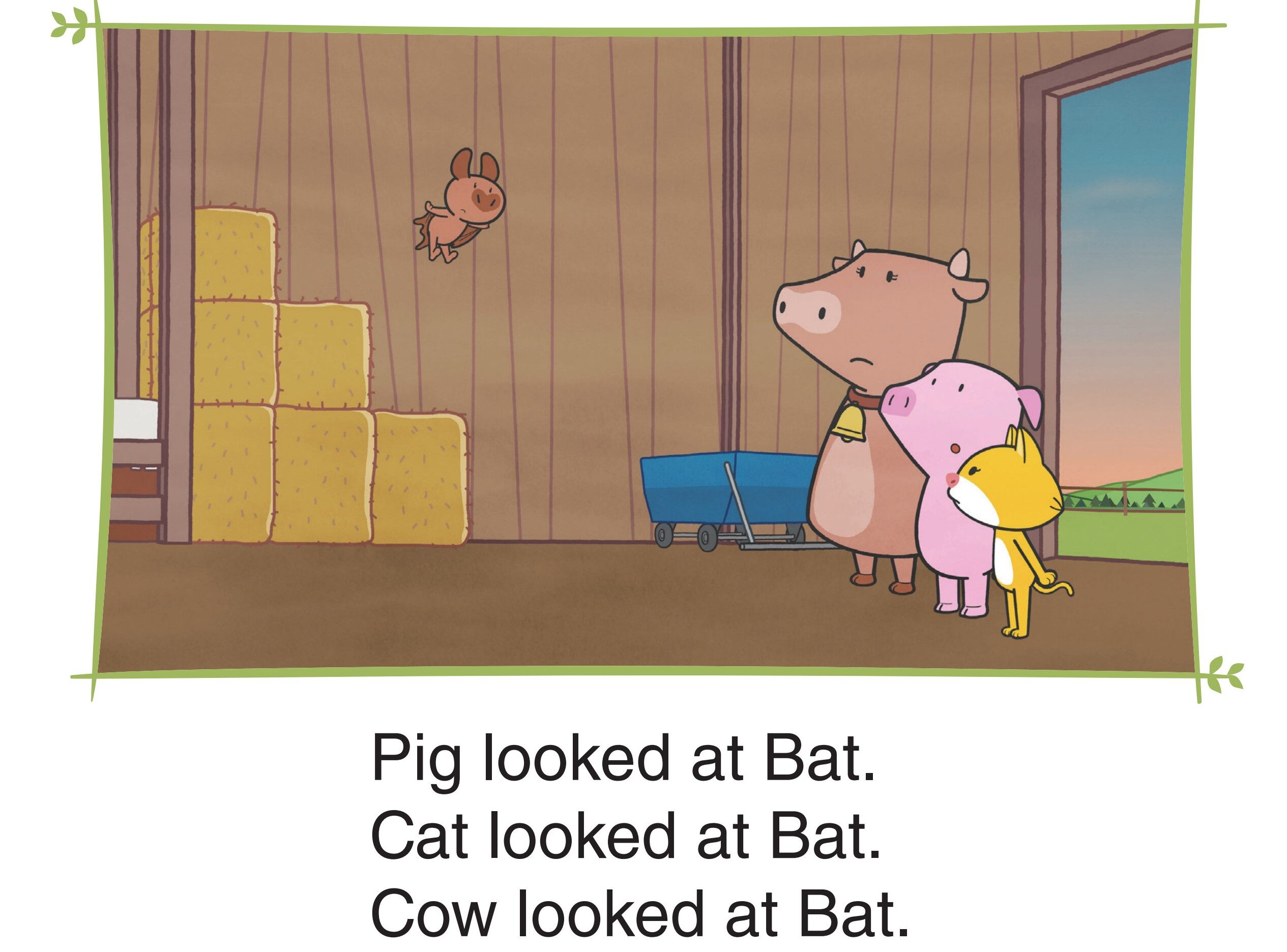 Bat Knows What to Do绘本故事第2页