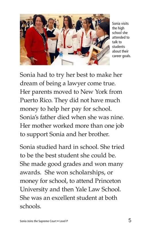 Sonia Joins the Supreme Court绘本故事第4页