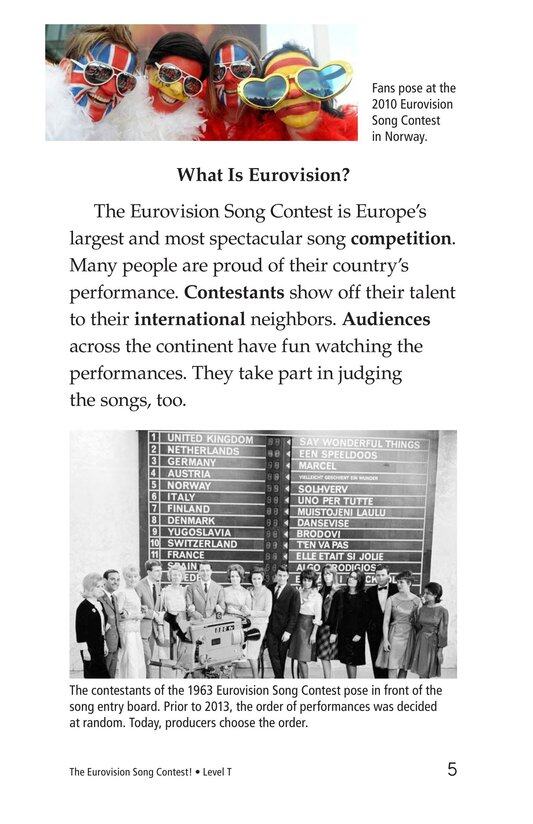The Eurovision Song Contest!绘本故事第4页