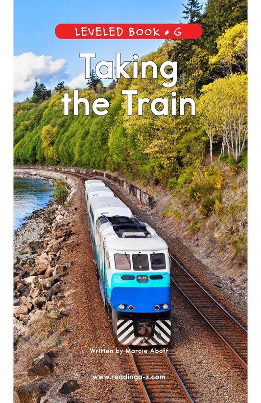 Taking the Train绘本故事第2页