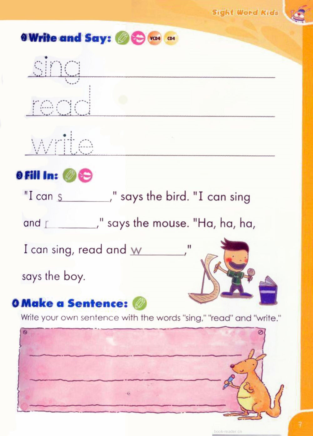 2 Look at Me绘本故事第3页