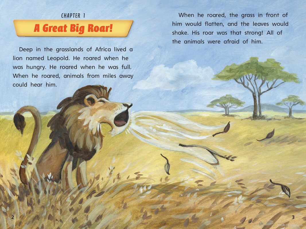 G1 Bey U6W1 Beware of the Lion!绘本故事第4页