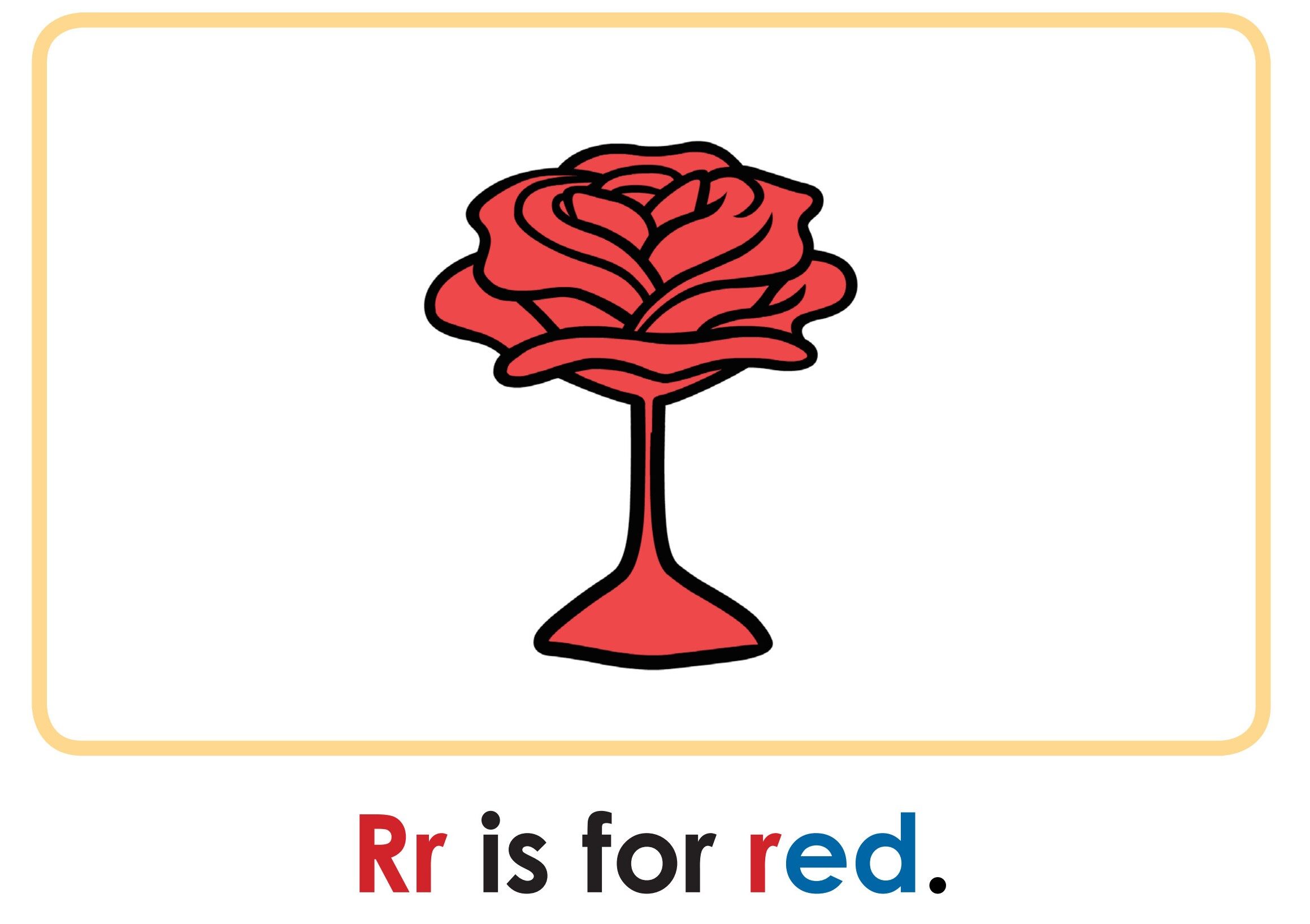 Letter Rr绘本故事第4页