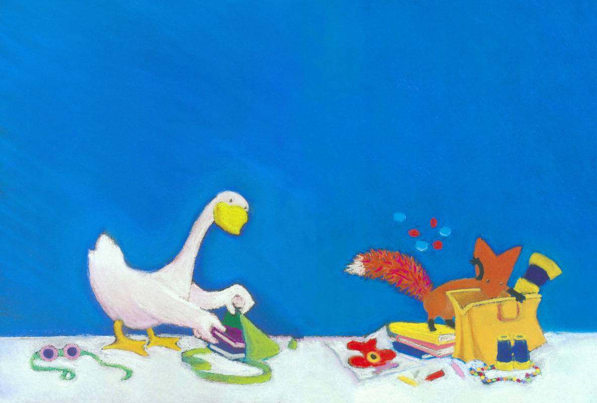 友情暖融融·最佳英语启蒙图画书：狐狸忘记了绘本故事第2页