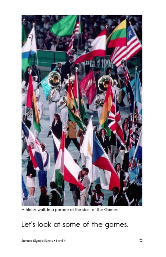 Summer Olympics Events绘本故事第4页