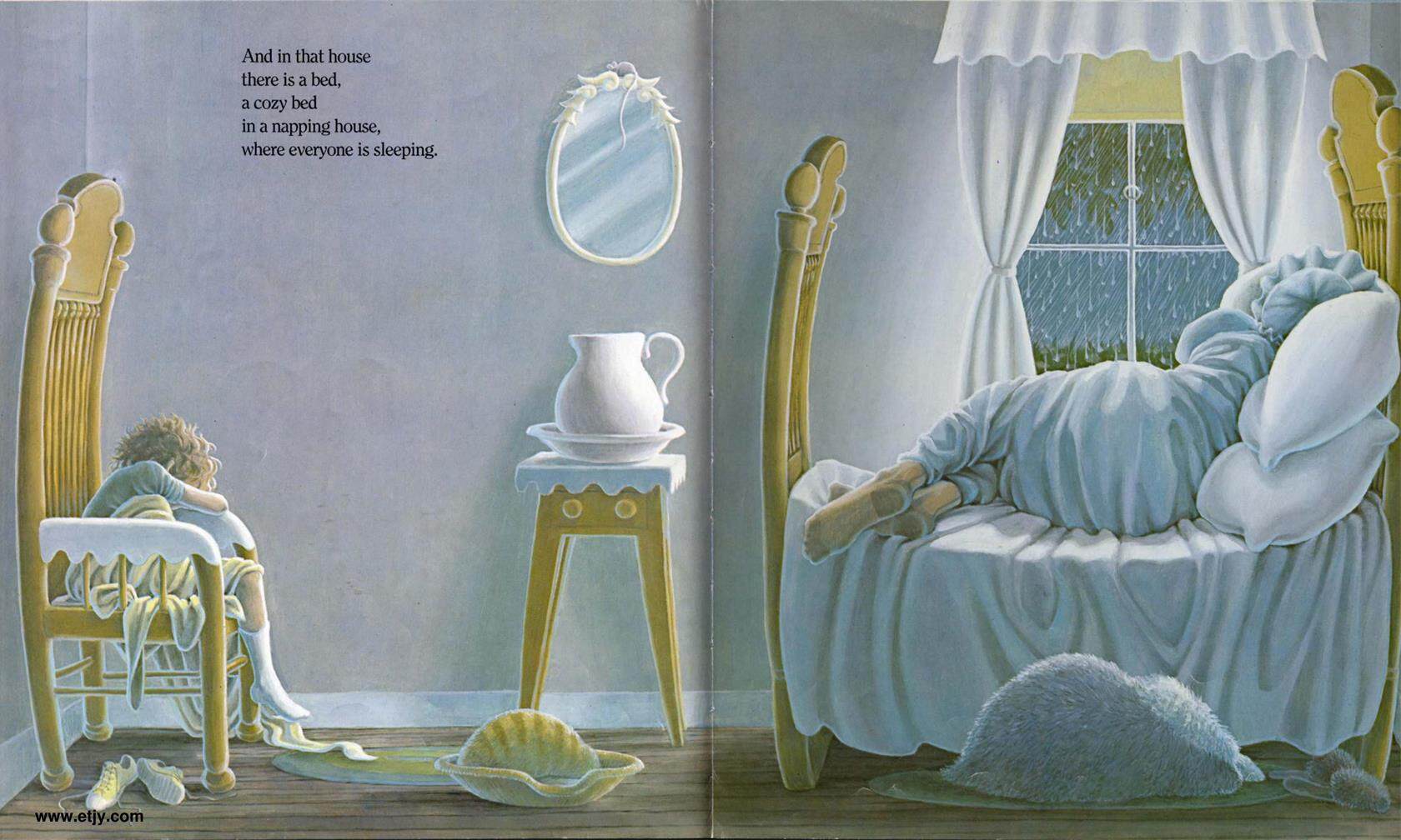 The Napping House绘本故事第4页